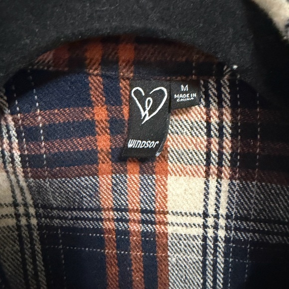 Plaid Button-Up Jacket - Picture 2 of 3